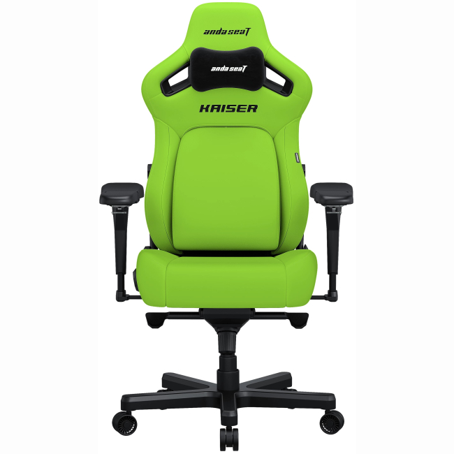 Меблі для геймерів - Крісло ігрове Anda Seat Kaiser 4 Size XL PVC Cyber green (AD12YDDC-XLL-20-C-PV/C-01)