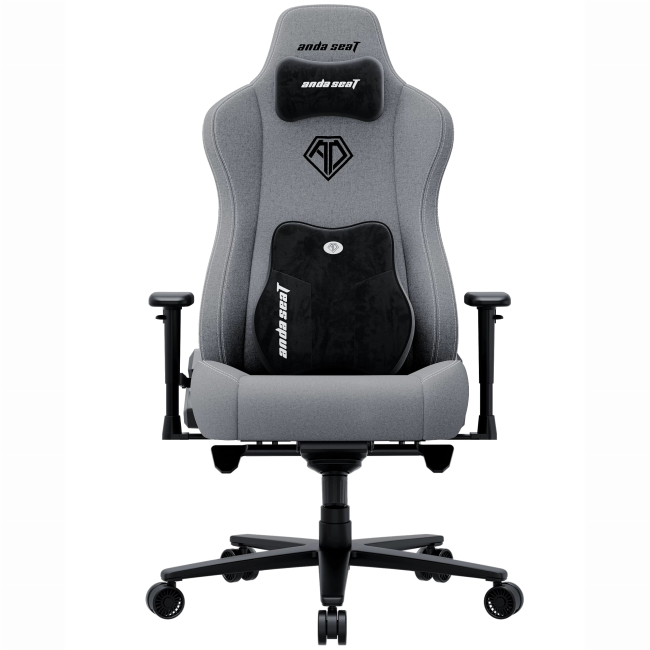 Меблі для геймерів - Крісло ігрове Anda Seat Novis Plus XL Grey Fabric (AD23YC-XL-01-G-F-G04)
