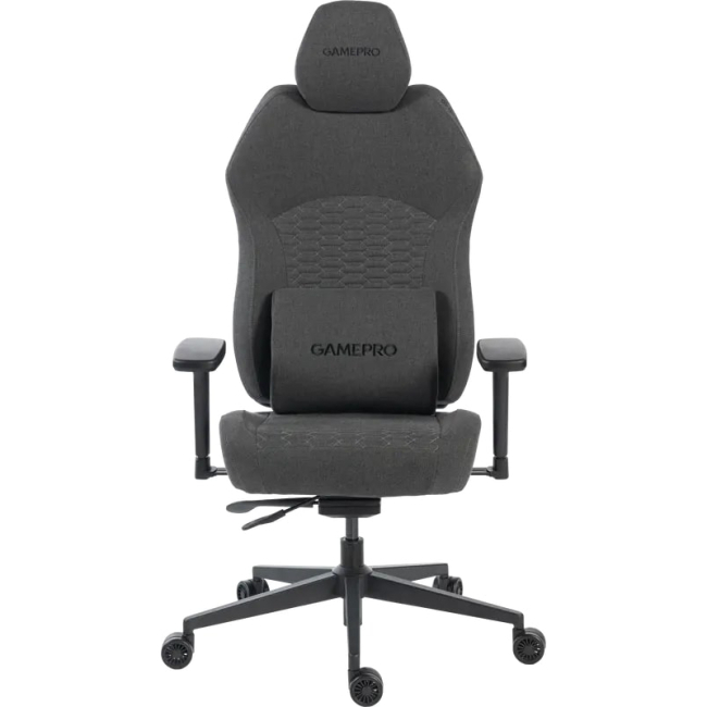 Меблі для геймерів - Ігрове крісло GamePro Dark grey fabric (GC760DG)