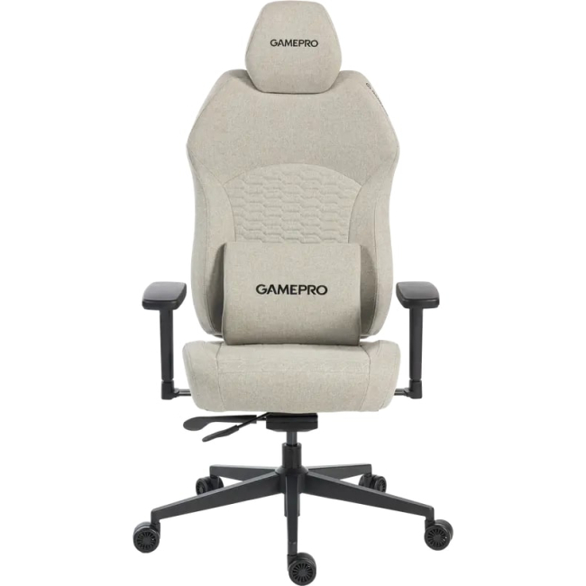 Меблі для геймерів - Ігрове крісло GamePro Light grey fabric (GC760LG)