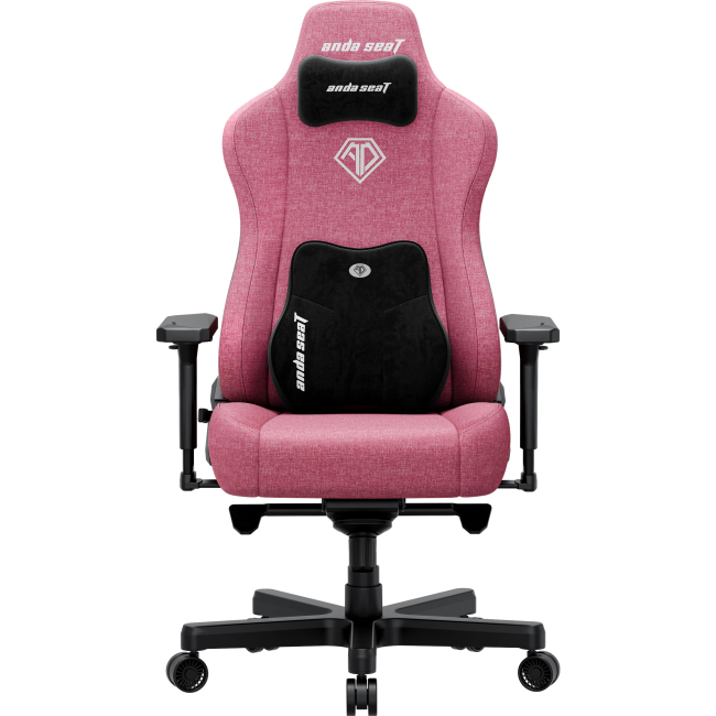 Меблі для геймерів - Крісло ігрове Anda Seat Kaiser 3E XL Pink Fabric (AD23YC-XL-09-P-CF-P01)