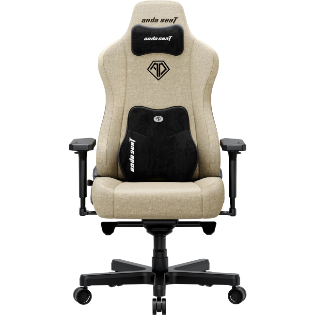 Мебель для геймеров - Кресло игровое Anda Seat Kaiser 3E XL Beige Fabric (AD23YC-XL-09-I-CF-I01)