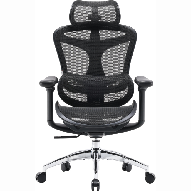 Меблі для геймерів - Крісло офісне Sihoo DORO C300L Mesh Black (DORO- C300L- A3-101)