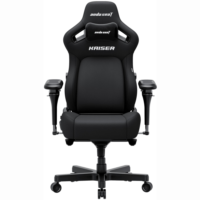 Меблі для геймерів - Крісло ігрове Anda Seat Kaiser 4 V2 Size XL Black Fabric (AD12YDDC-XLL-20-B-CF-03)