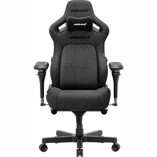 Меблі для геймерів - Крісло ігрове Anda Seat Kaiser 4 V2 Size XL Dark Gray Fabric (AD12YDDC-XLL-20-GB-CF-03)