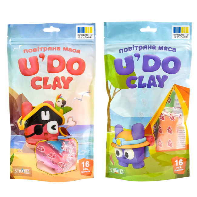 Наборы для лепки - Набор для творчества Strateg U'Do Clay в ассортименте (30879)