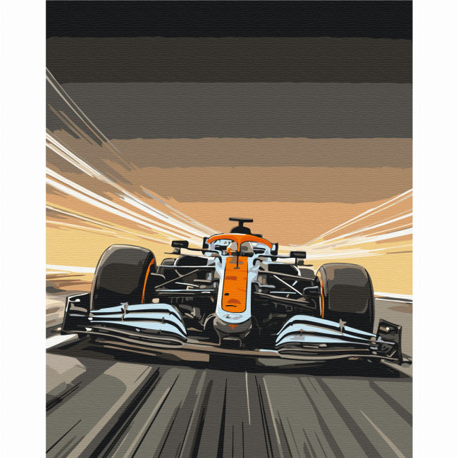 Товари для малювання - Картина за номерами Brushme Мить прискорення (BS54522)