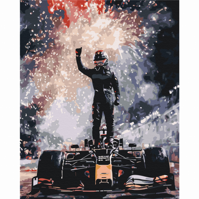 Товари для малювання - Картина за номерами Brushme Гран-прі мрії (BS54511)