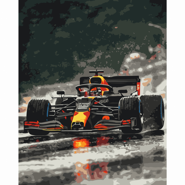 Товари для малювання - Картина за номерами Brushme Формула адреналіну (BS54520)