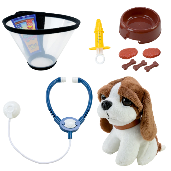 Набори професій - ​Ігровий набір Країна Іграшок Лікар, тваринка, стетоскоп, аксесуари (905-1)