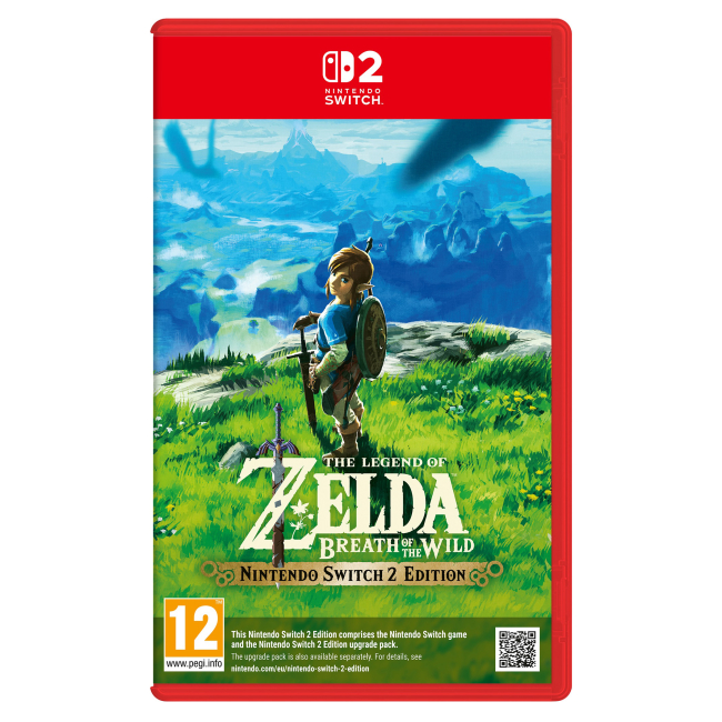 Видеоигры - Игра консольная Nintendo Switch 2 Legend of Zelda: Breath of the Wild картридж (0045496312664)