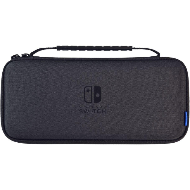 Меблі для геймерів - Чохол HORI Slim Tough Pouch Black для Nintendo Switch Oled (ACC-0820)