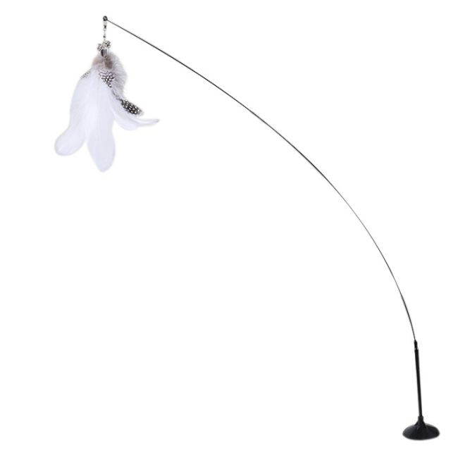 Игрушки для котов - ​Игрушка-дразнилка для кошек Friend is Перышко на присоске (KR-12227)