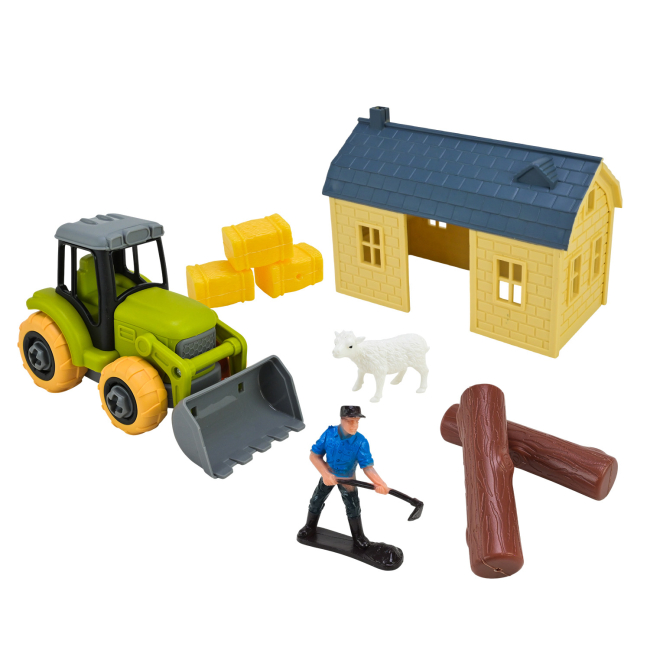 Транспорт и спецтехника - Игровой набор Країна Іграшок Трактор (8834)