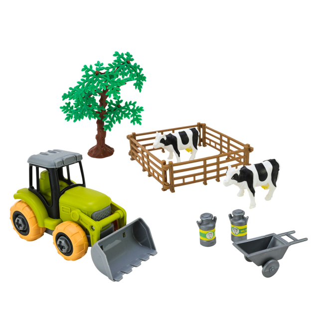 Транспорт и спецтехника - Игровой набор Країна Іграшок Трактор (8836)