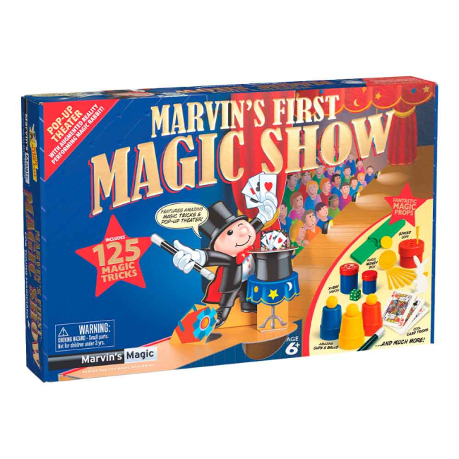 Научные игры, фокусы и опыты - Набор фокусов Marvin's Magic Первое магическое шоу (0808446023672)
