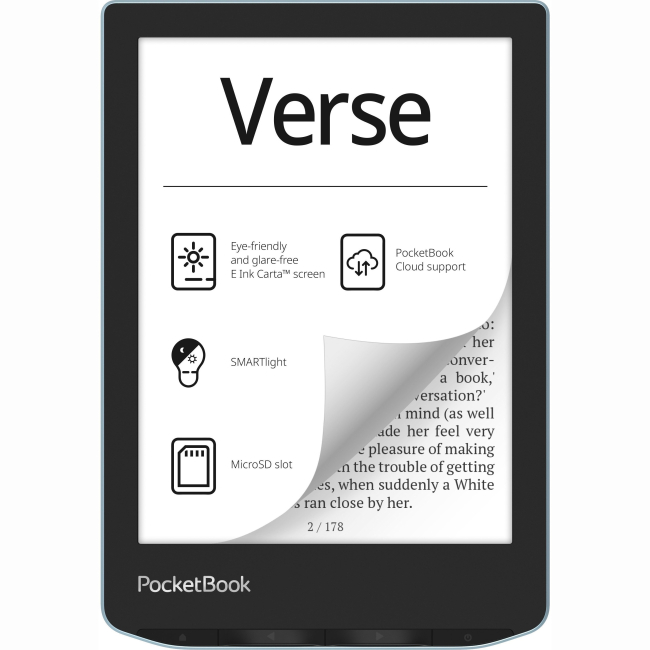 Планшети - Електронна книга PocketBook 629 Verse. Bright Blue (PB629-2-CIS)