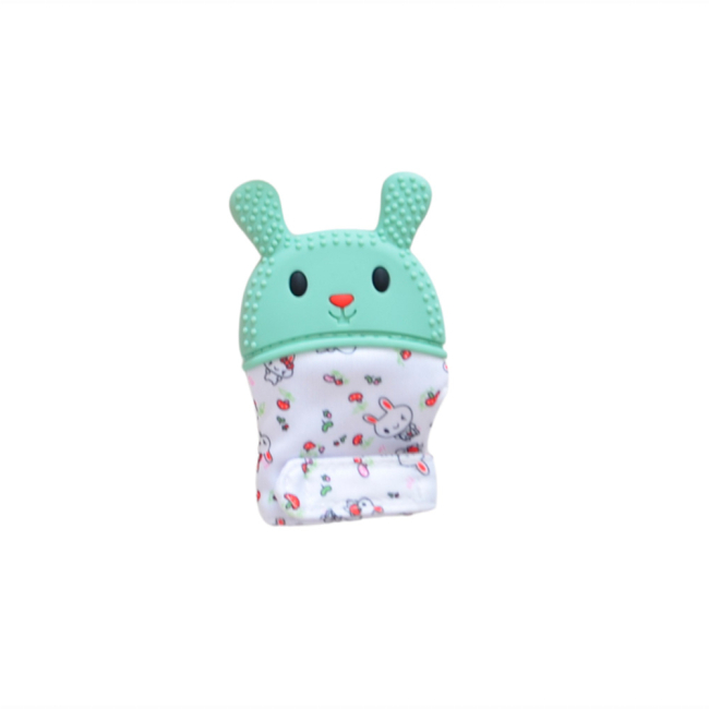 Погремушки, прорезыватели - Прорезыватель Lindo Зайчик зеленый (6954690401910) (6954690201916)