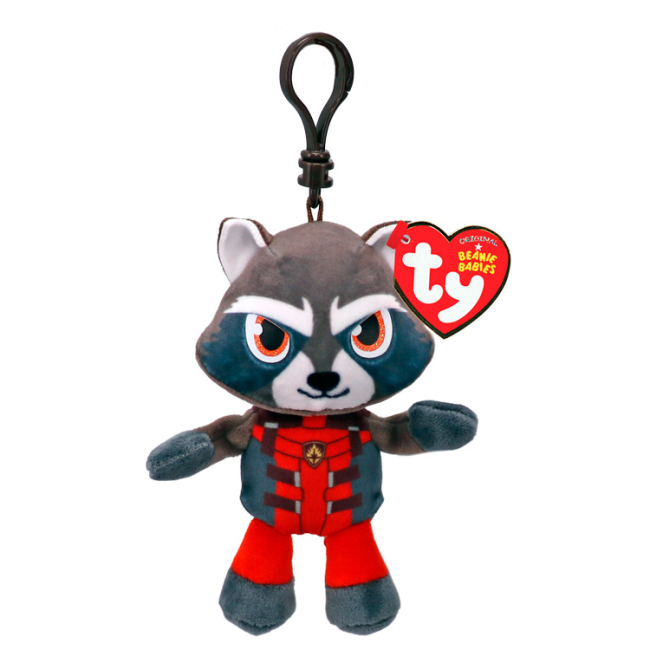Брелоки - Брелок TY Marvel Енот Ракета 12 см (34009)