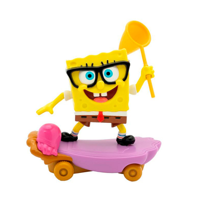Фигурки персонажей - Игровая фигурка Funrise Скейтер-медузолов Губка Боб (FR71163/71158)