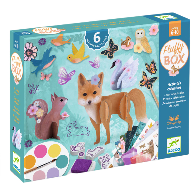 Набори для творчості - ​Набір для творчості Djeco Лисичка та друзі (DJ09329)