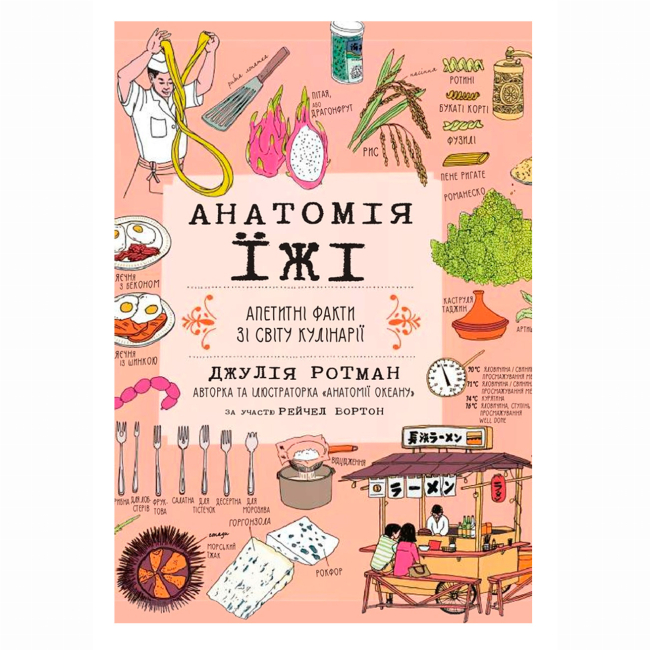 Книги для дорослих - Книжка «Анатомія їжі. Апетитні факти зі світу кулінарії» Джулія Ротман (9786178093747)