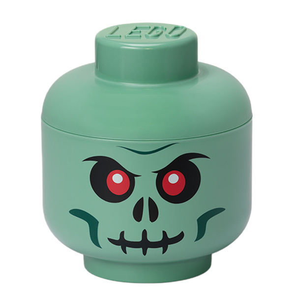 Бокси для іграшок - ​Бокс-голова LEGO Lifestyle Green Skeleton Small (40310803)