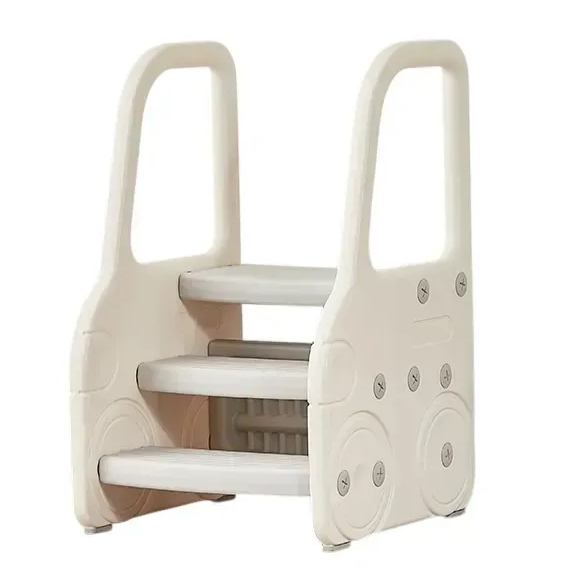 Товары по уходу - Подставка детская ступенька Babyhood Автомобиль белая (BP-111)