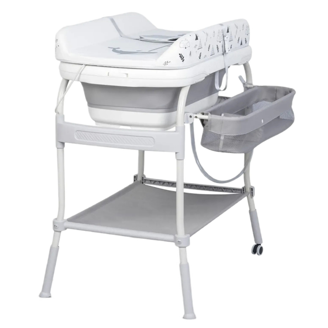 Товары по уходу - Многофункциональный детский пеленальный столик Babyhood со складной ванночкой (BM-300)