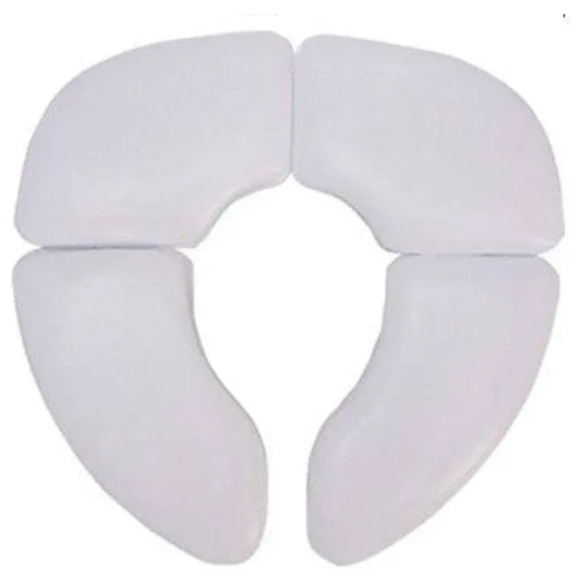 Товари для догляду - ​Складна дорожня накладка на унітаз Babyhood Mommy's helper біла (BH-136W)