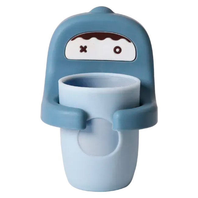 Товары по уходу - ​Стаканчик детский для зубных щеток Babyhood Робби голубой (BH-714В)