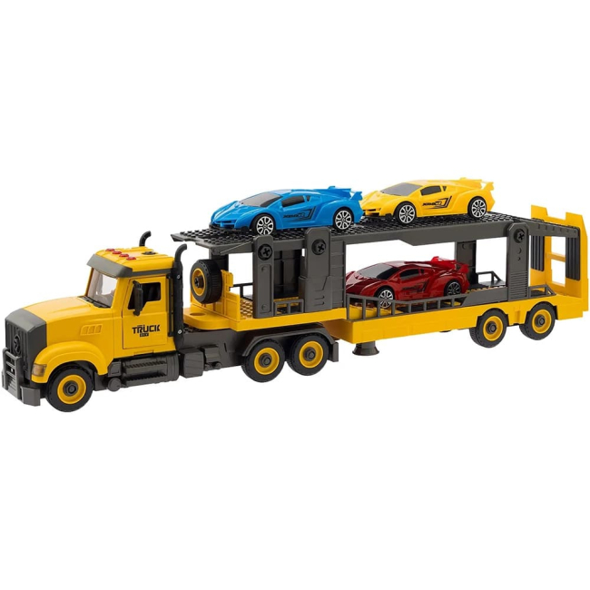 Конструктори з унікальними деталями - Конструктор Otamanko Вантажівка тягач із легковими авто (532.01.98)