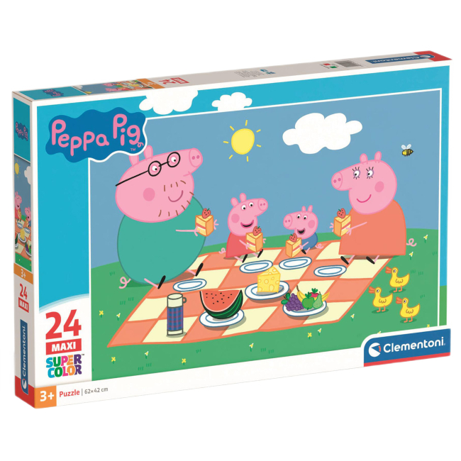 Пазли - Пазл Clementoni Maxi Peppa Pig 24 елементи (24028)