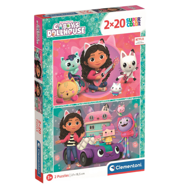 Пазлы - Пазл Clementoni Gabby`s Dollhouse 2 по 20 элементов (24802)