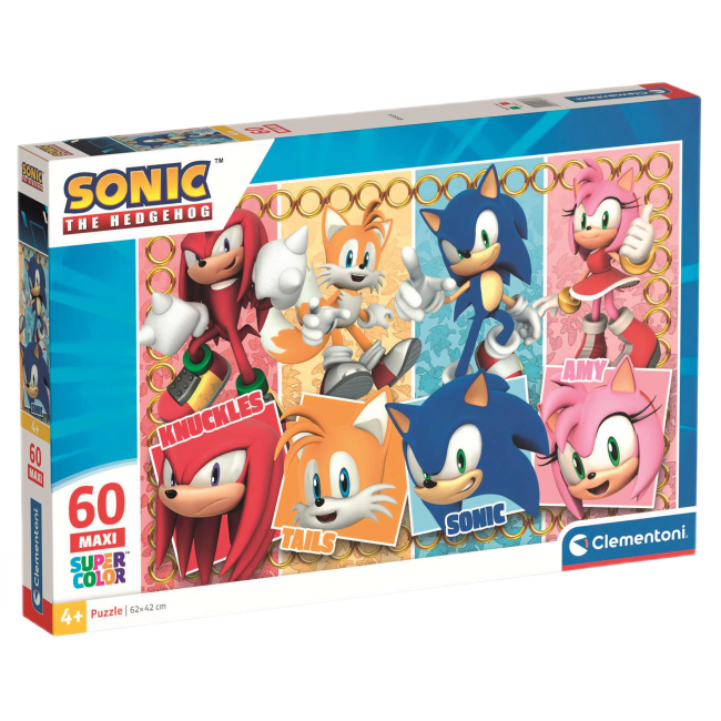 Пазли - Пазл Clementoni Maxi Sonic 60 елементів (26073)