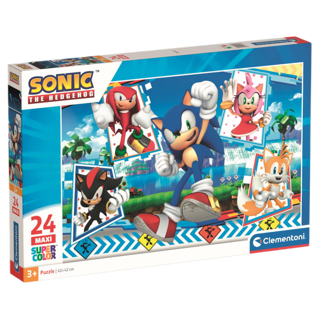 Пазли - Пазл Clementoni Maxi Sonic 24 елементи (28526)