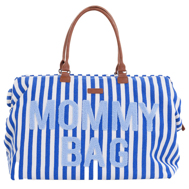 Рюкзаки та сумки - Сумка Childhome Mommy bag stripes electric blue (CWMBBSTBL)