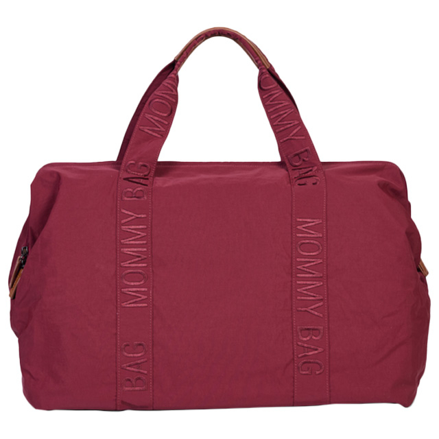 Рюкзаки та сумки - Сумка Childhome Mommy bag Signature burgundy (CWMBBSUBU)