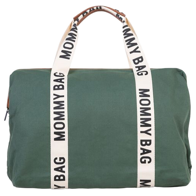 Рюкзаки и сумки - Сумка Childhome Mommy bag Signature canvas green (CWMBBSCGR)