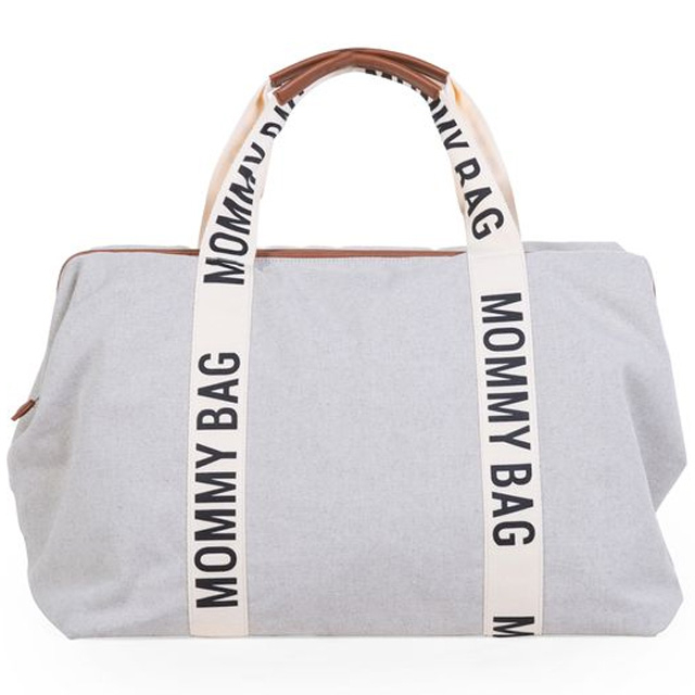 Рюкзаки и сумки - Сумка Childhome Mommy bag Signature canvas off white (CWMBBSCOW)