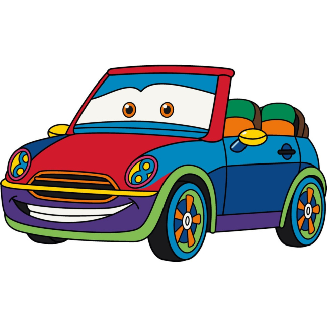 Товари для малювання - Розмальовка Art Craft Машинка для прогулянки (15120-AC)