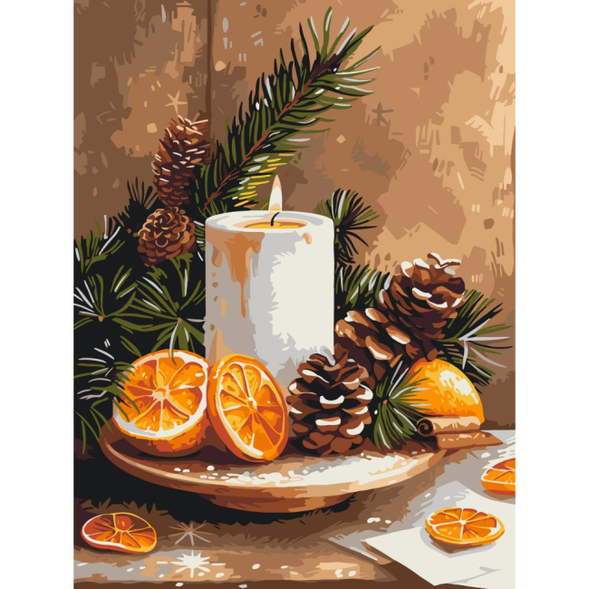 Товари для малювання - Картина за номерами Art Craft Апельсиновий затишок 30 х 40 см (12517-AC)