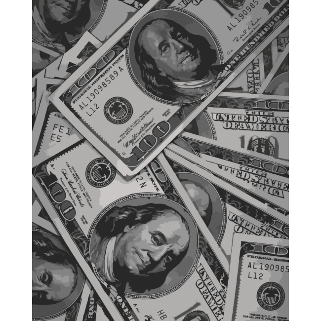 Товари для малювання - Картина за номерами Art Craft Money 40 х 50 см (12024-AC)