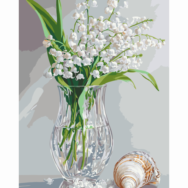 Товари для малювання - Картина за номерами Art Craft Запашні конвалії 40 х 50 см (13160-AC)