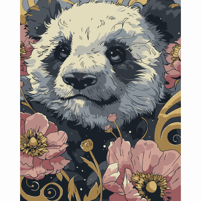 Товары для рисования - Картина по номерам Art Craft Цветочная пандочка 40 х 50 см (11697-AC)