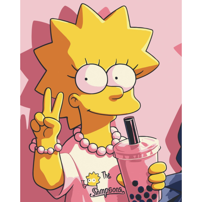 Товары для рисования - Картина по номерам Art Craft Лиза Симпсон 40 х 50 см (16126-AC)