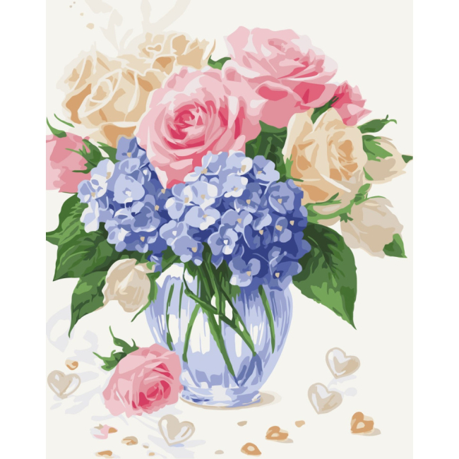 Товары для рисования - Картина по номерам Art Craft Романтические цветы 40 х 50 см (13094-AC)