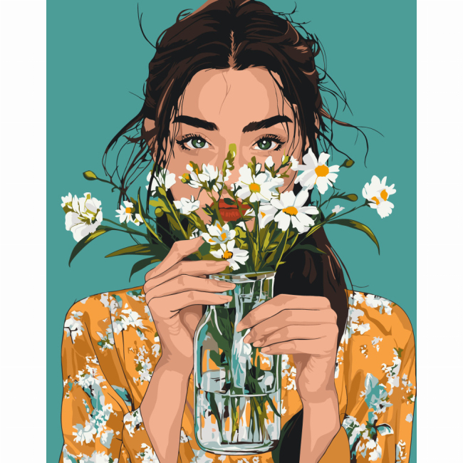 Товары для рисования - Картина по номерам Art Craft Ромашковый вайб 40 х 50 см (10183-AC)