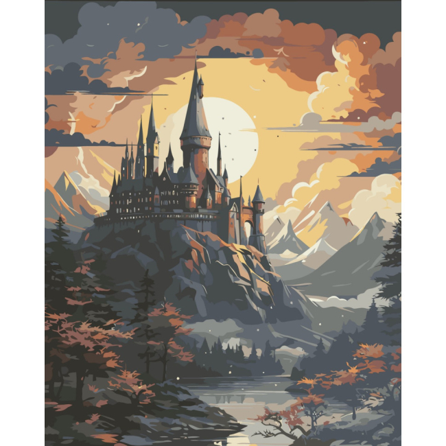 Товари для малювання - Картина за номерами Art Craft Школа чарів і чаклунства 40 х 50 см (11074-AC)