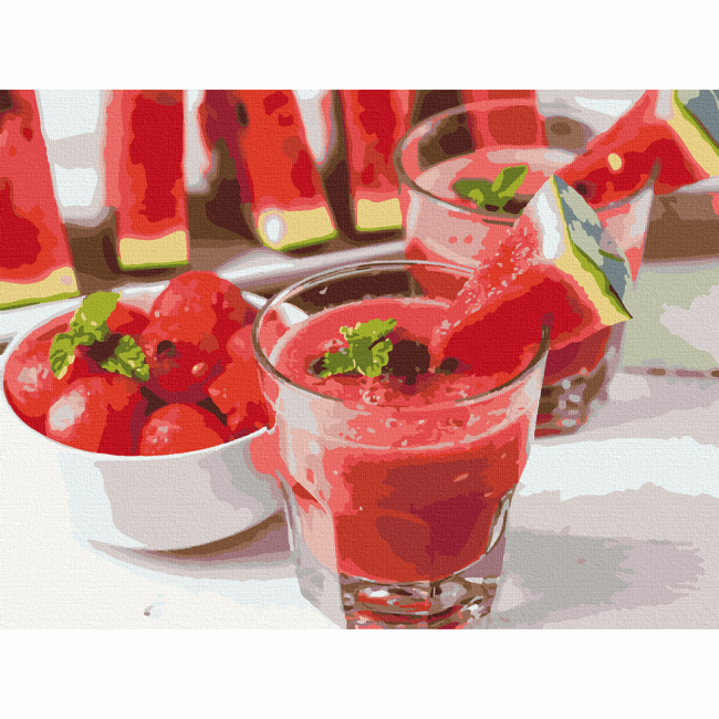 Товари для малювання - ​Картина за номерами Art Craft Кавуновий смузі 40 х 50 см (12008-AC)